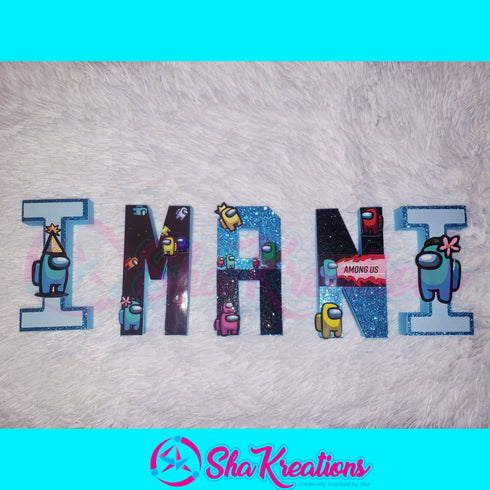 Customized Letter & Number Blocks
